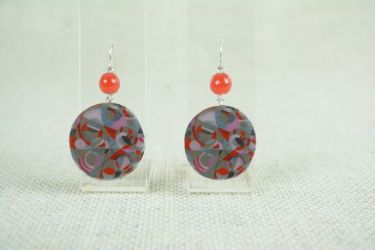 Pendientes Redondos Decoupage