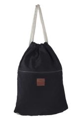 Bolso marinero de lona con bolsillo exterior 