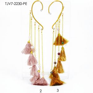  TJV7-223-PE METAL EARRINGS