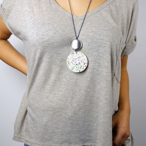  BIV7-3635-CO RESIN NECKLACES