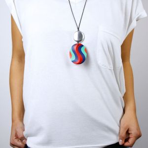  BIV7-6417-CO RESIN NECKLACES