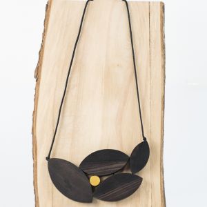 BIY9-0380-CO3 WOOD, STONE AND RESIN NECKLACES FOR WOMEN