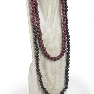  FRI4-1336-CO3 WOOD, STONE AND RESIN NECKLACES FOR WOMEN