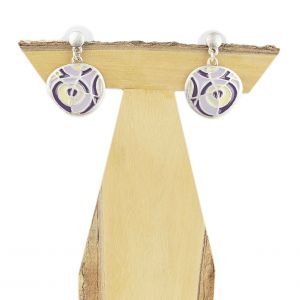  Pendientes Gaudi en morado METAL EARRINGS