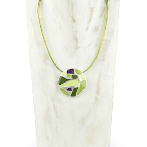  Collar redondo Gaudi en verde METAL NECKLACES