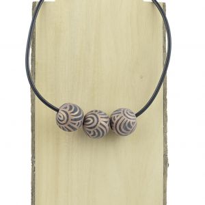  NGIC-7270-CO2 WOOD, STONE AND RESIN NECKLACES FOR WOMEN