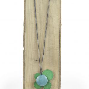  Colgante flor WOOD, STONE AND RESIN NECKLACES FOR WOMEN