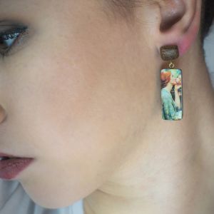  PIV5-4035-PE PAINTERS EARRINGS