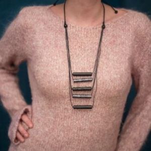  SPI6-5591-CO WOOD, STONE AND RESIN NECKLACES FOR WOMEN