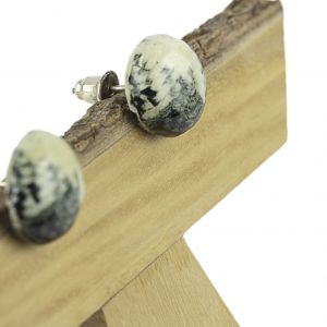  VTI5-1003-PE DECOUPAGE WOOD-RESIN EARRINGS