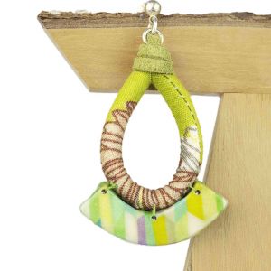  VTV3-0526-PE-0527-PE DECOUPAGE WOOD-RESIN EARRINGS