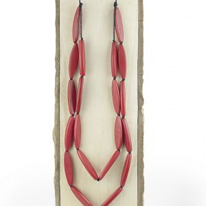  Collar con ovalos WOOD, STONE AND RESIN NECKLACES FOR WOMEN